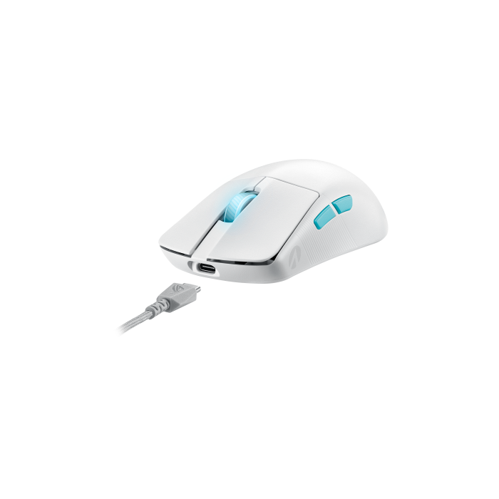 ASUS ROG 90MP02W0-BMUA10 ratón Ambidextro RF Wireless + Bluetooth + USB Type-C Opto-mecánica 36000 DPI 6 ASUS ROG 90MP02W0-BMUA10 ratón Ambidextro RF Wireless + Bluetooth + USB Type-C Opto-mecánica 36000 DPI 6