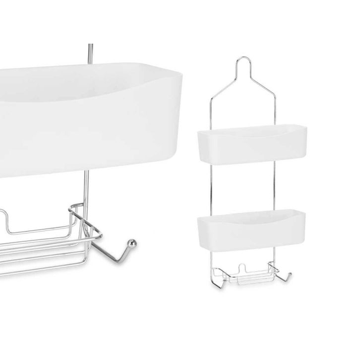 Estanteria Ducha 2 Pisos Blanco Berilo 28X60CM (6 Unidades) 1 Estanteria Ducha 2 Pisos Blanco Berilo 28X60CM (6 Unidades) 1