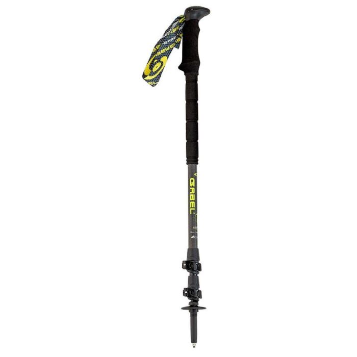 Bastón Trekking Gabel Multigrip Carbon Fl Ef Negro (2 Unidades) 3