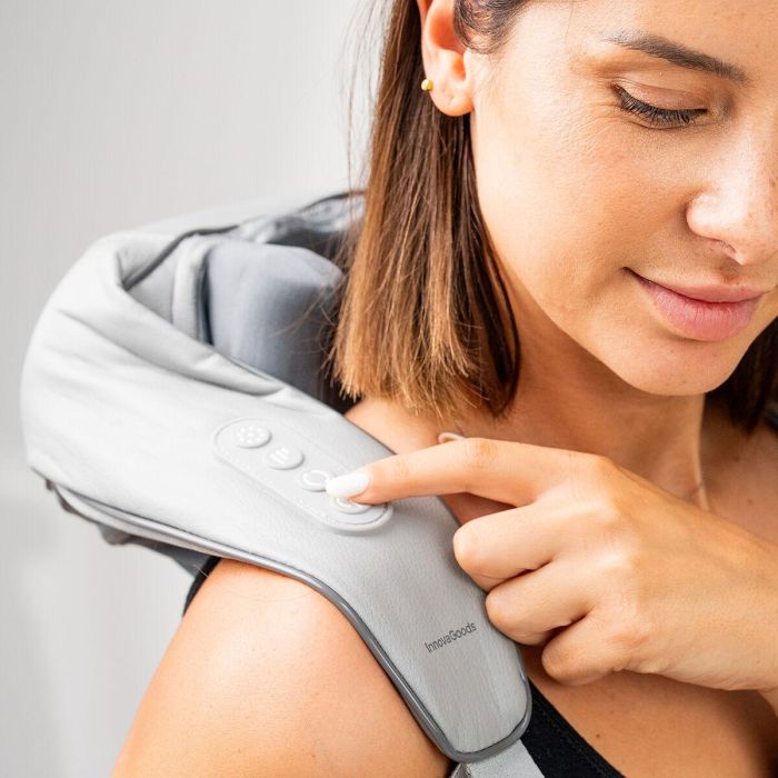Masajeador de Cuello y Espalda 6D Recargable Silax InnovaGoods 9 Masajeador de Cuello y Espalda 6D Recargable Silax InnovaGoods 9