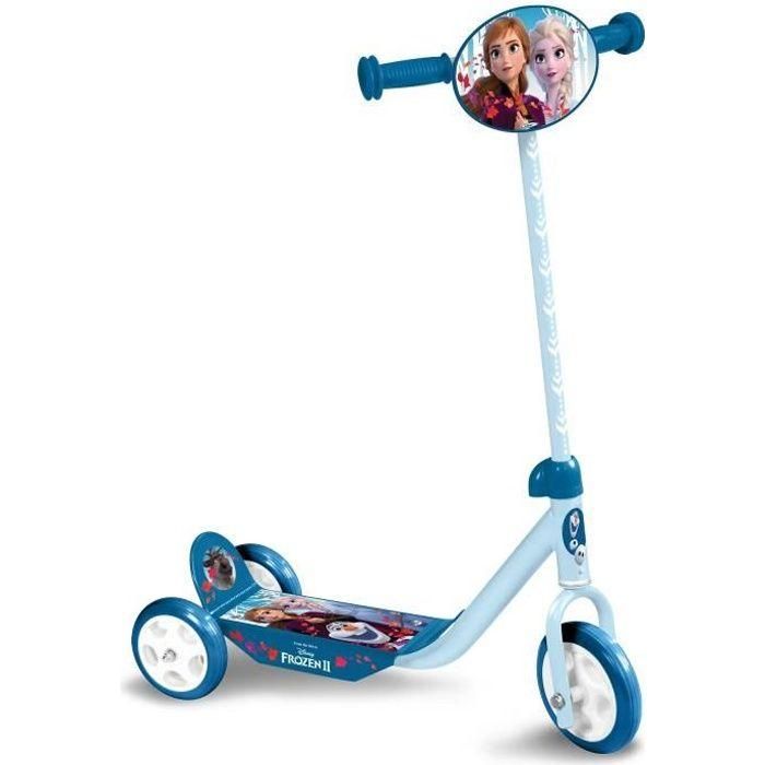 La Reina de la Nieve II Patinete de 3 Ruedas PVC para Niña +2 Años, Ajustable en Altura, Base Grande y Manillar Antideslizante La Reina de la Nieve II Patinete de 3 Ruedas PVC para Niña +2 Años, Ajustable en Altura, Base Grande y Manillar Antideslizante