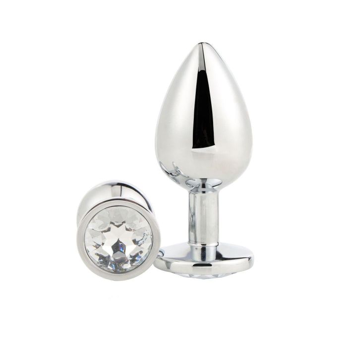 Plug Anal Dream Toys Gleaming Love Plateado 8 Plug Anal Dream Toys Gleaming Love Plateado 8