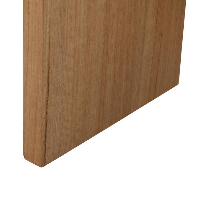 Mesa Centro Blanco-Natural 80 X 80 X 35 cm