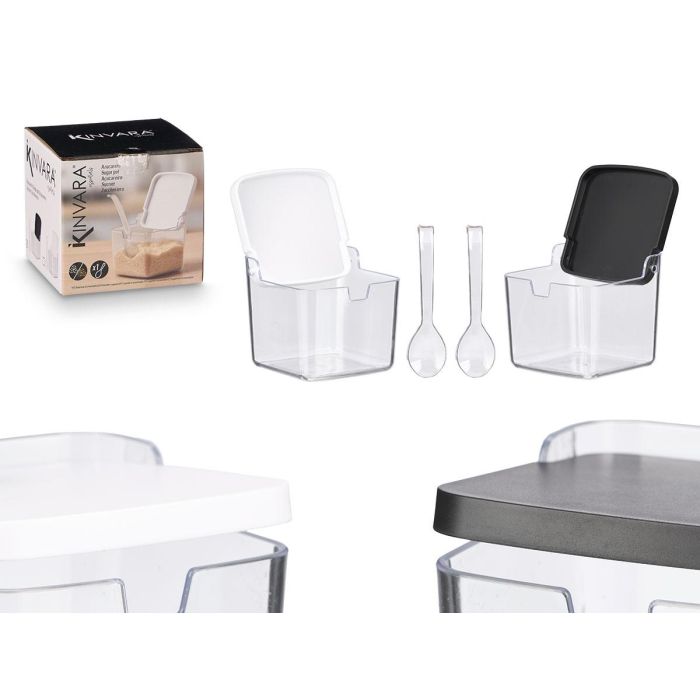 Azucarero Cuchara Surt Blanco Negro Kinvara 9x8x9cm (24 Unidades) 0 Azucarero Cuchara Surt Blanco Negro Kinvara 9x8x9cm (24 Unidades) 0