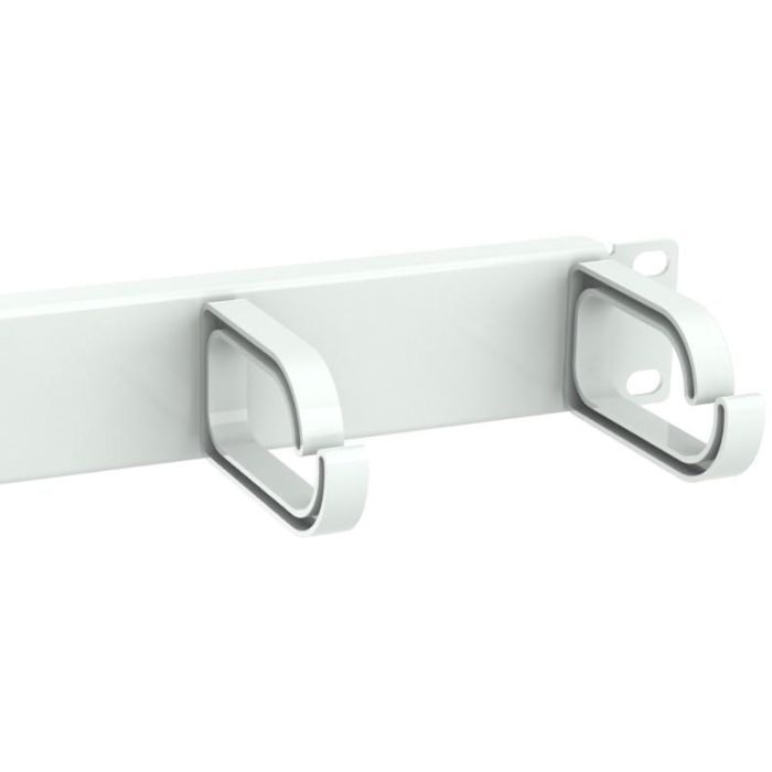 EQUIP Panel de Gestión de Cables 10" 1U con 3 Anillos de Plástico Grises 2