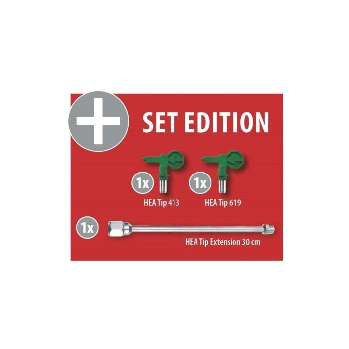 Wagner Control Pro 250M Bomba Pistón Pulverización Sin Aire HEA Alta Eficiencia con 2 Boquillas (Pintura Pared Pro 517) y Extensión 4 Wagner Control Pro 250M Bomba Pistón Pulverización Sin Aire HEA Alta Eficiencia con 2 Boquillas (Pintura Pared Pro 517) y Extensión 4