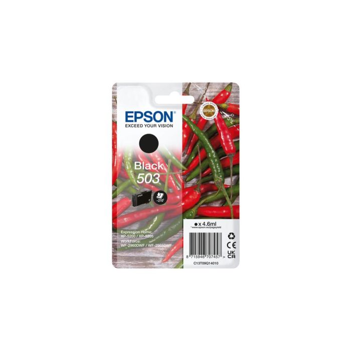 EPSON Cartucho Negro 503 WF-2960dwf,WF-2965dwf, XP-5205 Pimiento