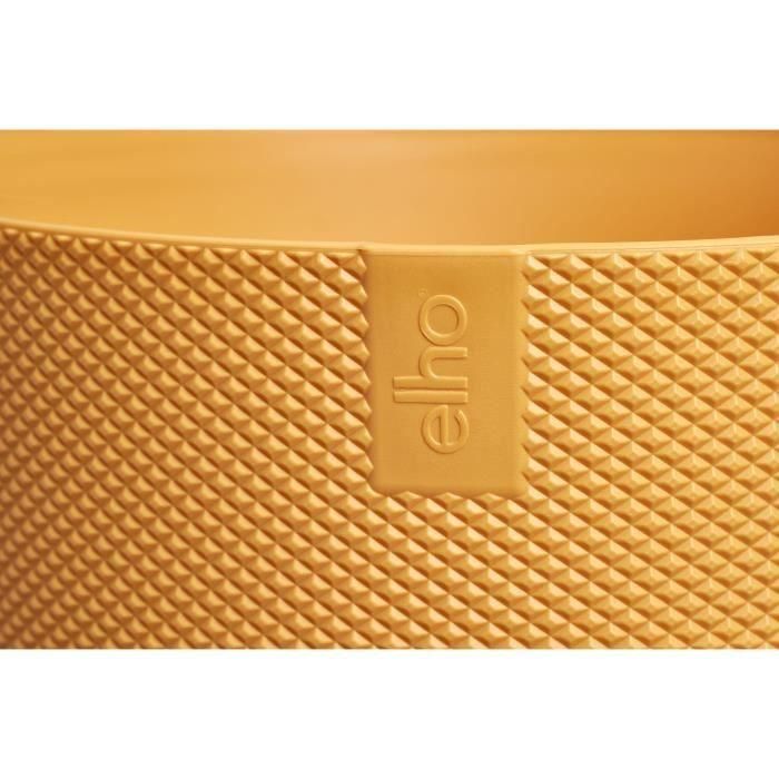 Elho ELH2943203511900 Maceta Jazz Redonda Amarilla, L 35 x An 34,5 x Al 32 cm, para Interior, 100% Reciclada 5