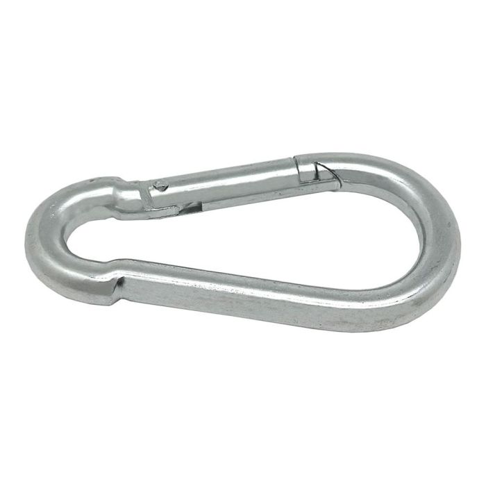 Edm Mosquetón bombero sin seguro msq01, acero galvanizado, 8 x 80 mm 0 Edm Mosquetón bombero sin seguro msq01, acero galvanizado, 8 x 80 mm 0