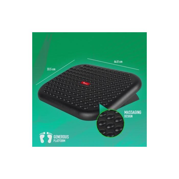 NGS FOOTNEST Reposapiés Ergonómico Inclinable Ajustable 448 x 335mm 1