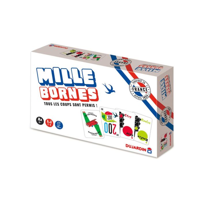 Dujardin DUJ3701656100324 Mille Bornes Classique Juego de Mesa para 6+ Años 4 Dujardin DUJ3701656100324 Mille Bornes Classique Juego de Mesa para 6+ Años 4