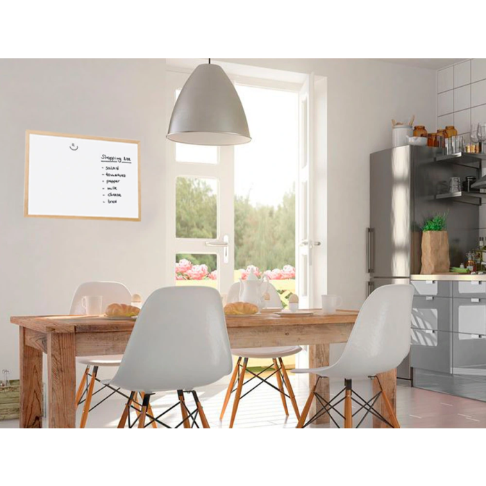 Q-connect Pizarra blanca melamina marco de madera 40x30 cm 7 Q-connect Pizarra blanca melamina marco de madera 40x30 cm 7