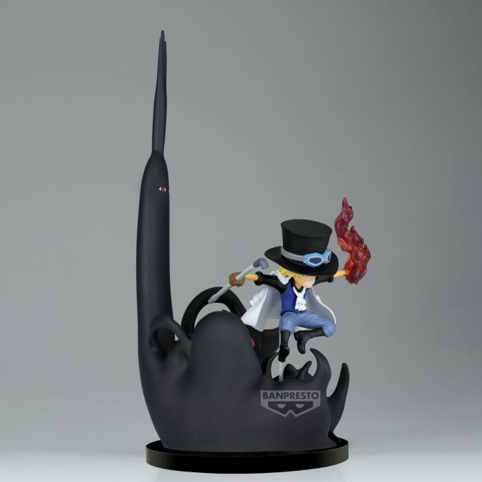 Figura world collectable Sabo &#38; Five Elders One Piece 14cm 2