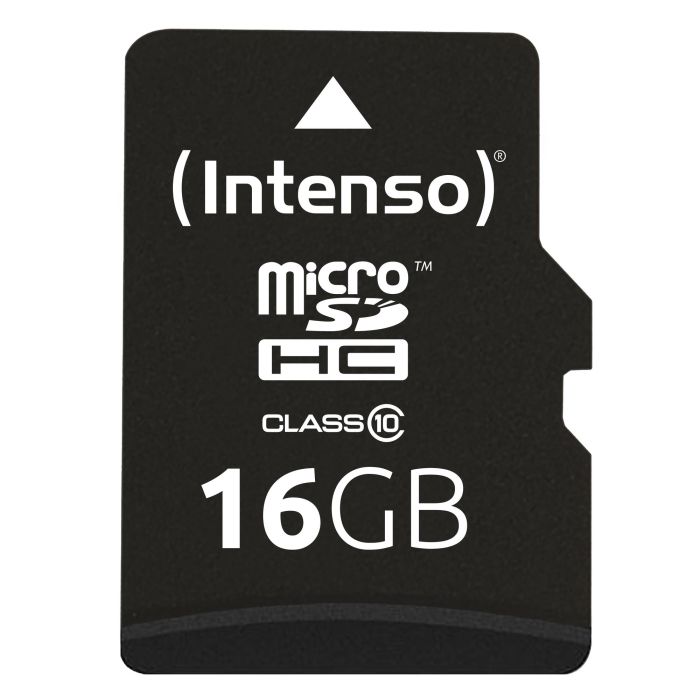 Intenso 3413470 Tarjeta Memoria Micro SD Clase 10 16GB con Adaptador 1