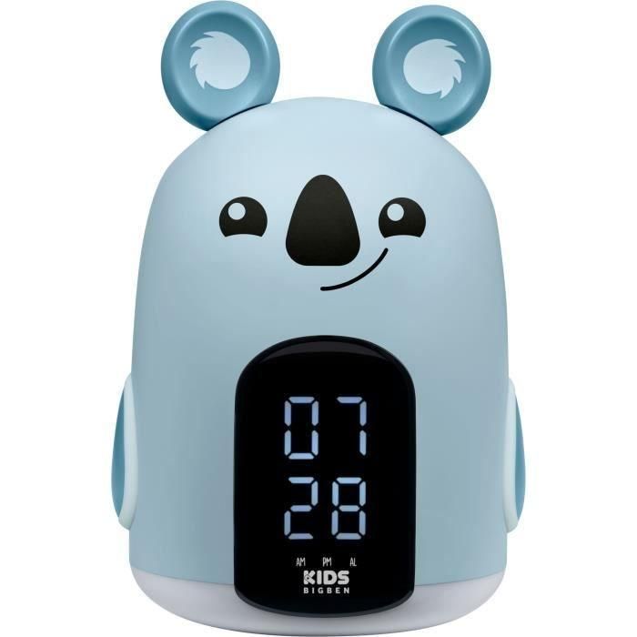 Bigben Kids BIG1722512690779 Despertador con Luz Nocturna Forma Koala, Pantalla LED, 3 Melodías, Intensidad Regulable Bigben Kids BIG1722512690779 Despertador con Luz Nocturna Forma Koala, Pantalla LED, 3 Melodías, Intensidad Regulable