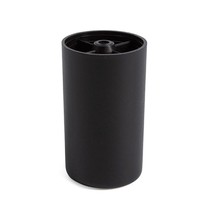 Q&Q Pata de Plástico Redonda Aron para Muebles, 55mm Diámetro, 105mm Altura, Color Negro 0 Q&Q Pata de Plástico Redonda Aron para Muebles, 55mm Diámetro, 105mm Altura, Color Negro 0