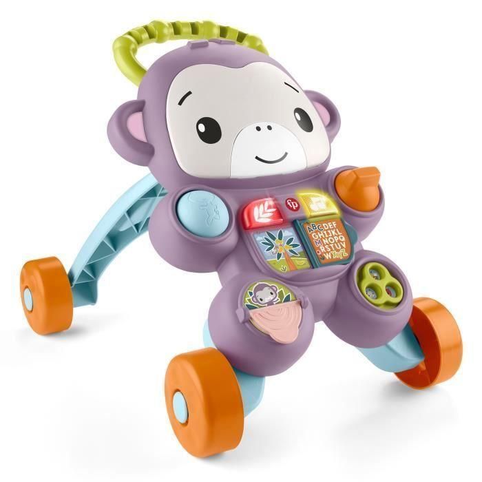 Fisher-Price JGW90 Andador Mi Mono Morado con Música, Luces y Actividades para Bebés 0 Fisher-Price JGW90 Andador Mi Mono Morado con Música, Luces y Actividades para Bebés 0