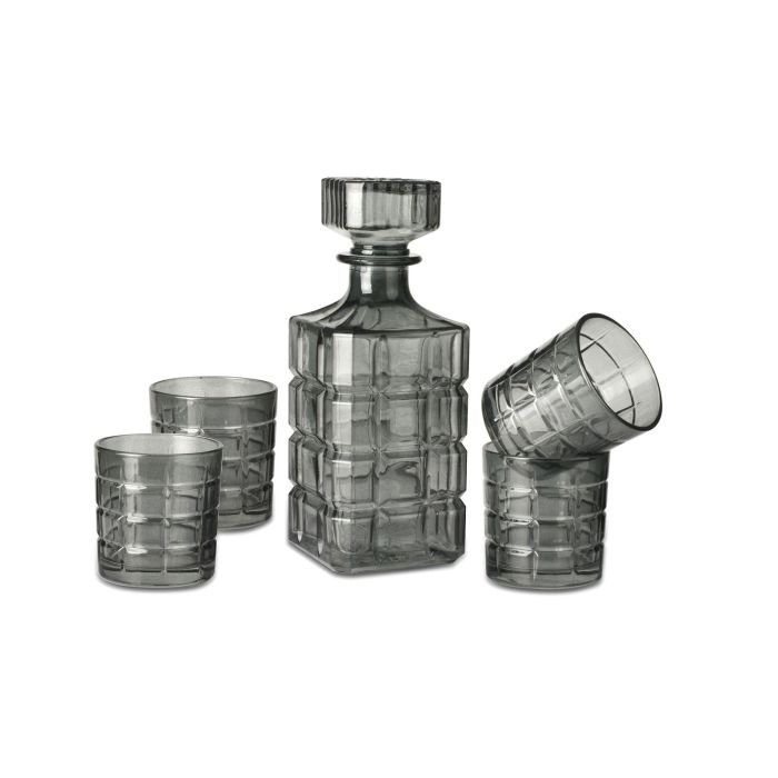 Botella Urban DKD Home Decor Gris 9.2 x 23 x 9.2 cm Set de 5 Botella Urban DKD Home Decor Gris 9.2 x 23 x 9.2 cm Set de 5