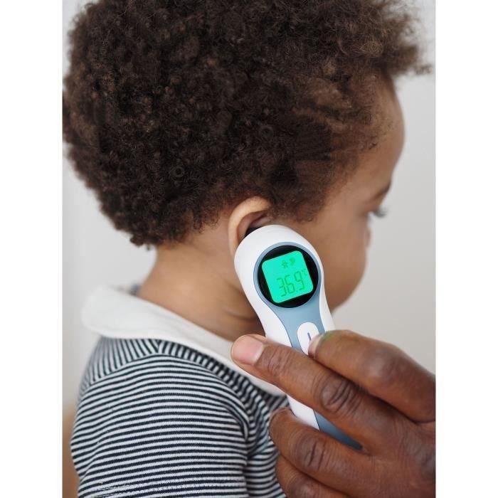 Beaba Thermospeed Termómetro Infrarrojo Oído y Frente Ultrarrápido, Multiusos para Bebés y Adultos con Indicador de Fiebre por Edad, 20 Memorias 5 Beaba Thermospeed Termómetro Infrarrojo Oído y Frente Ultrarrápido, Multiusos para Bebés y Adultos con Indicador de Fiebre por Edad, 20 Memorias 5