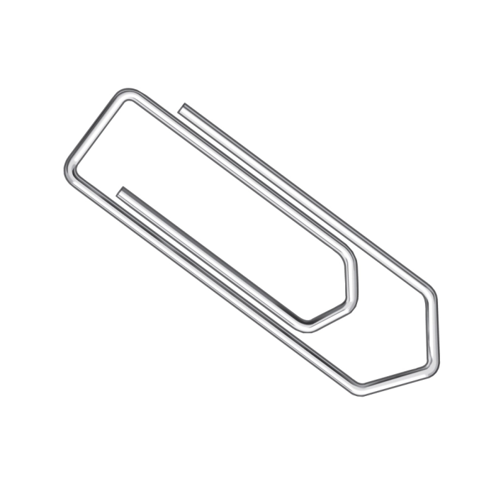 Q-connect Clips niquelados nº 2 32 mm caja de 1000 unidades 1