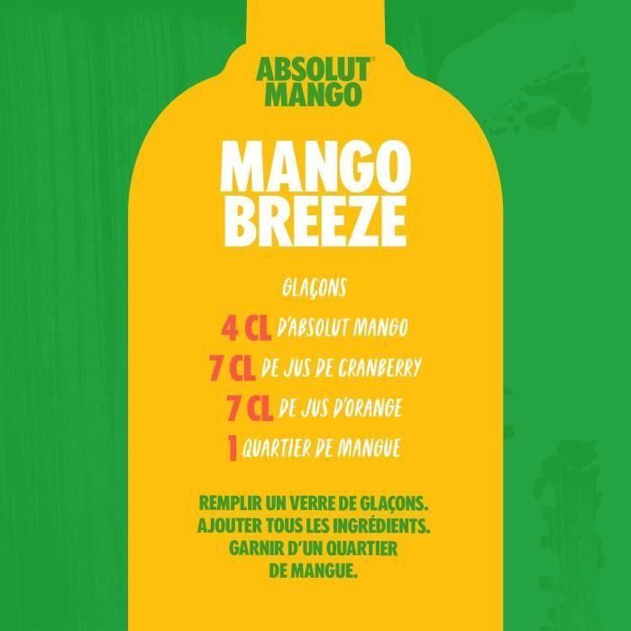 Absolut - Mango - Vodka aromatizado - 38,0% Vol. - 70cl 4