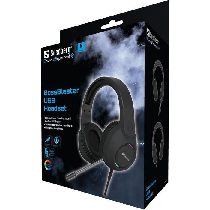 Sandberg BossBlaster USB Headset 4 Sandberg BossBlaster USB Headset 4