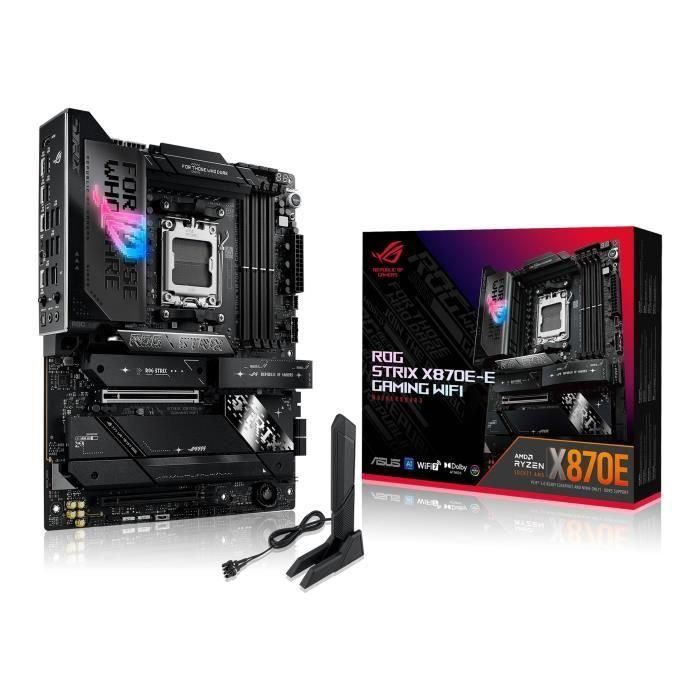 ASUS ROG STRIX X870E-E GAMING WiFi AMD X870E Zócalo AM5 ATX ASUS ROG STRIX X870E-E GAMING WiFi AMD X870E Zócalo AM5 ATX