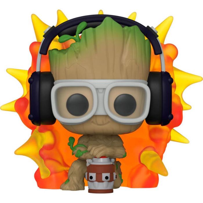 Figura POP Marvel I am Groot - Groot with Detonator 1