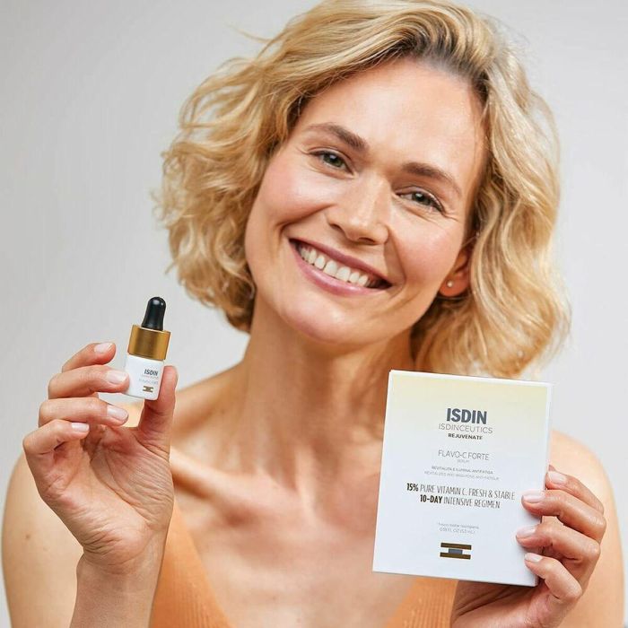 Isdin ISDINCEUTICS Flavo C Forte Sérum Facial Vitamina C 15% Antiedad, Antiarrugas e Iluminador para Todo Tipo de Pieles 5,3 ml 1 Isdin ISDINCEUTICS Flavo C Forte Sérum Facial Vitamina C 15% Antiedad, Antiarrugas e Iluminador para Todo Tipo de Pieles 5,3 ml 1
