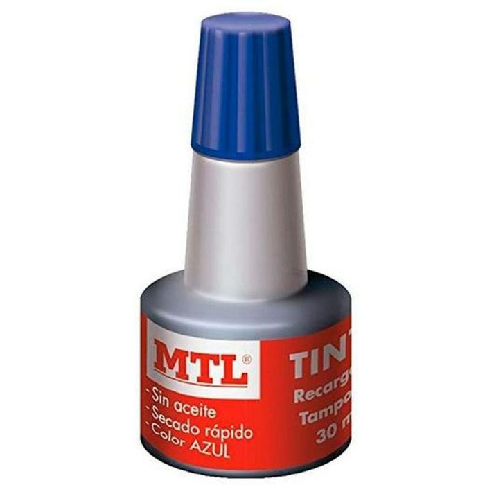 Tinta de recarga MTL Azul 30 ml (10 Unidades) 1