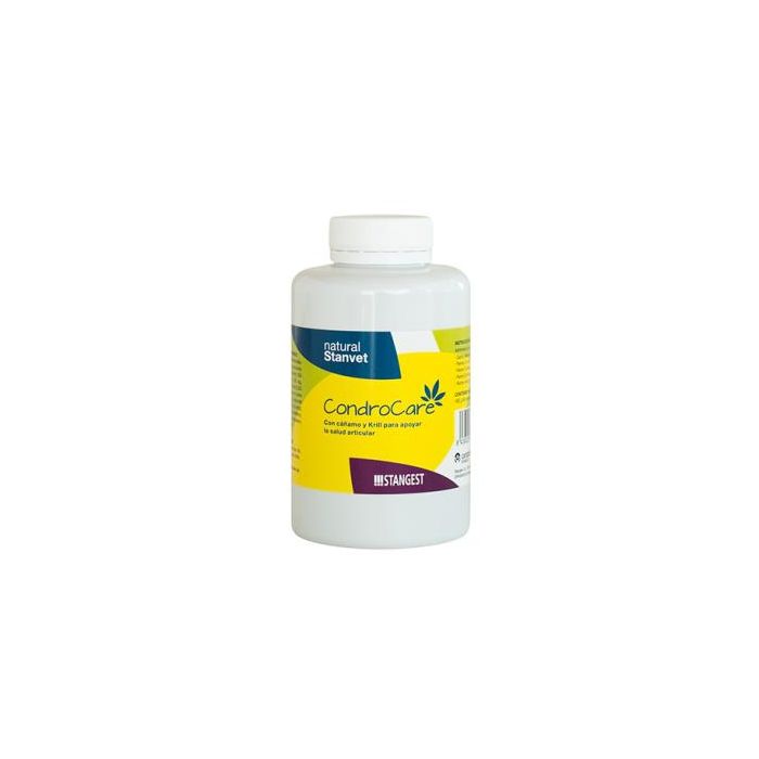Stangest Condrocare - Condroprotector con Glucosamina, MSM, Cáñamo y Krill - 90 Comprimidos para Salud Articular de Perros y Gatos