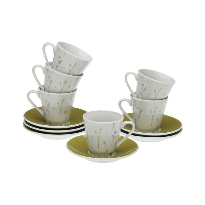 Juego de 6 Tazas con Plato Versa Laison Porcelana