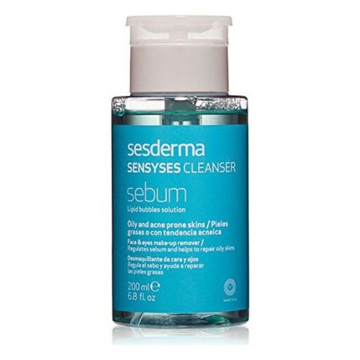 Sesderma Sensyses Cleanser Sebum Limpiador Facial Piel Grasa y Acneica Seborregulador Matificante con Liposomas de Zinc 200 ml