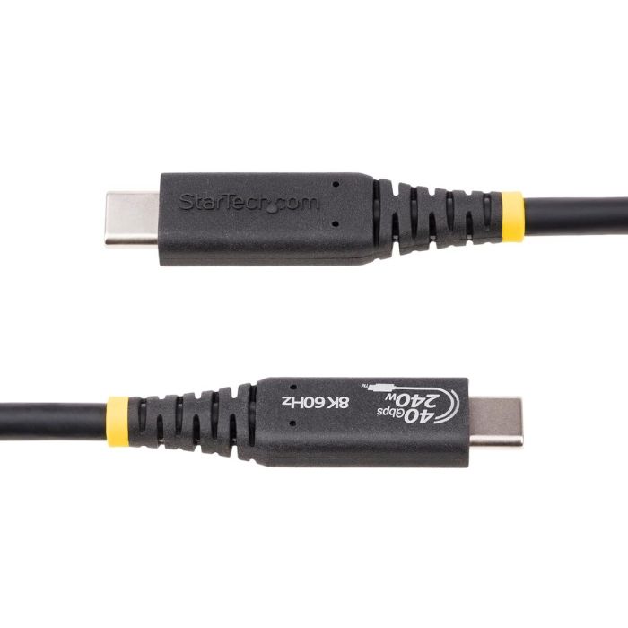 Cable USB Startech 1M-40G-USB4-CABLE Negro 1 m 3 Cable USB Startech 1M-40G-USB4-CABLE Negro 1 m 3