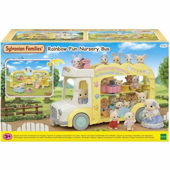 Accesorios para casa de Muñecas Sylvanian Families 5744 Rainbow Fun Nursery Bus 5 Accesorios para casa de Muñecas Sylvanian Families 5744 Rainbow Fun Nursery Bus 5