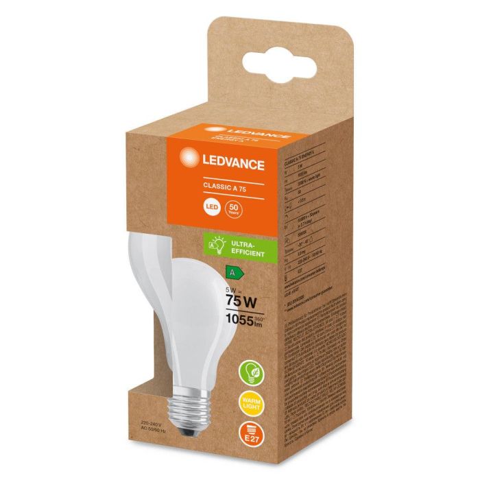 [LVE-4099854002847] Ledvance/Osram Bombilla LED "Classic" E27 5W 1055Lm 3000K 300º IP20 1