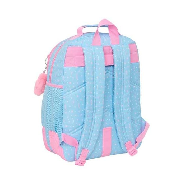 Blackfit8 Mochila Doble Adaptable a Carro "Smile" 32x42x15 cm 1 Blackfit8 Mochila Doble Adaptable a Carro "Smile" 32x42x15 cm 1