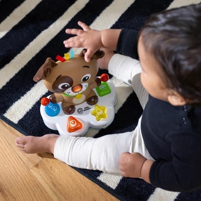 Baby Einstein Tambor Musical Multisensorial Interactivo con Música, Luces y Colores. Juguete Educativo Multilingüe 4 Idiomas para Desarrollo Motor 1