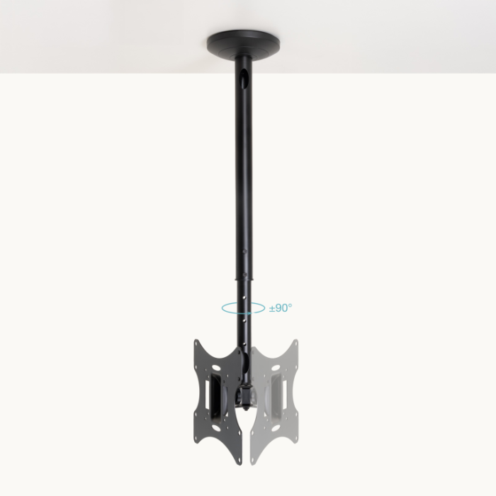 TooQ Soporte Techo Giratorio/Inclinable LPCE2301TSLI-B para TV de 23-42" hasta 30kg 2