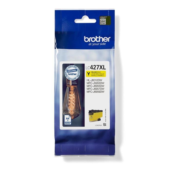 BROTHER cartucho de tinta amarillo de larga duracion para la mfcj5955dw y mfcj6955dw/LC427XLY 0 BROTHER cartucho de tinta amarillo de larga duracion para la mfcj5955dw y mfcj6955dw/LC427XLY 0
