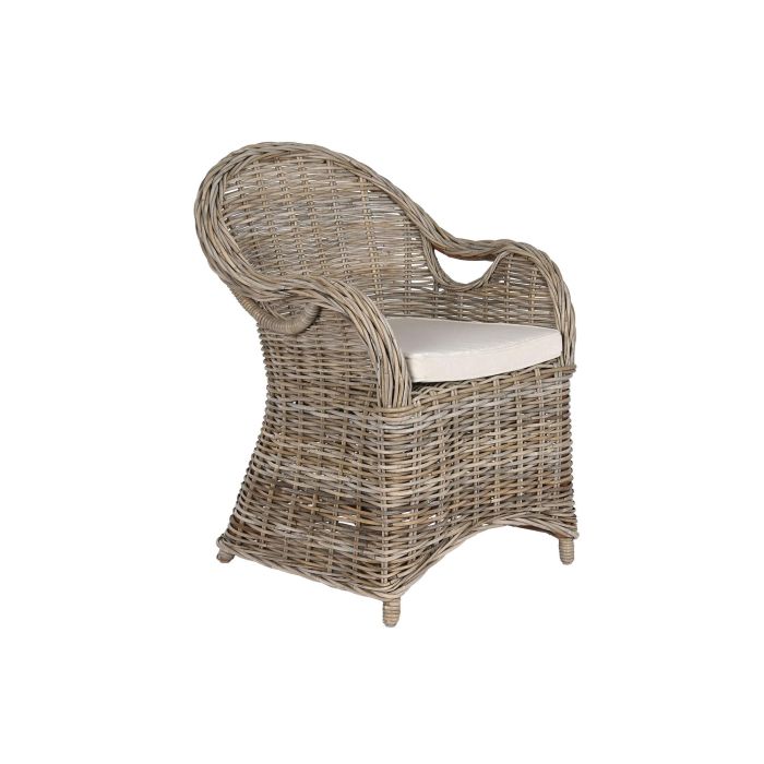 Sillon Item Home DKD Home Decor Gris Claro Crudo 70 x 88 x 62 cm 0 Sillon Item Home DKD Home Decor Gris Claro Crudo 70 x 88 x 62 cm 0