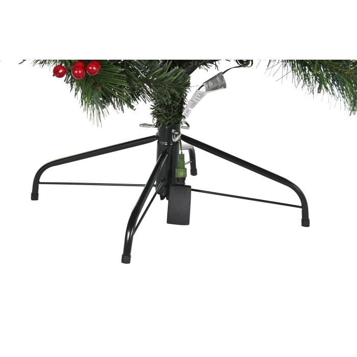 DKD Home Decor Árbol Navidad Red Forest Tradicional Verde 135 x 225 x 135 cm 450 Leds 3