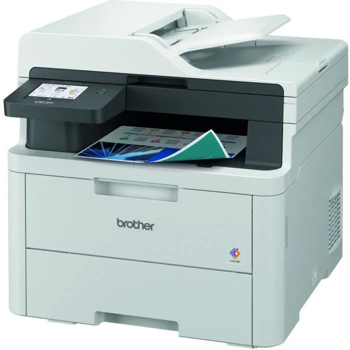 Brother DCP-L3560CDW Impresora Multifunción Láser Color WiFi Dúplex Blanca 26ppm 8.8cm Pantalla Táctil ADF 50 Hojas 250 Bandeja 3
