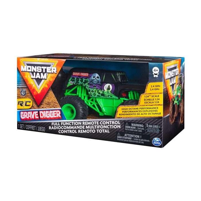 Spin Master 6044955 Monster Jam Grave Digger Coche Teledirigido RC Escala 1:24 Oficial +3 años 4 Spin Master 6044955 Monster Jam Grave Digger Coche Teledirigido RC Escala 1:24 Oficial +3 años 4
