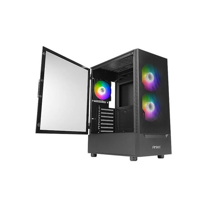 Antec NX 410 Caja para PC Midi Tower Gris con 2 ventiladores frontales de 140 mm y 1 trasero de 120 mm preinstalados 1 Antec NX 410 Caja para PC Midi Tower Gris con 2 ventiladores frontales de 140 mm y 1 trasero de 120 mm preinstalados 1