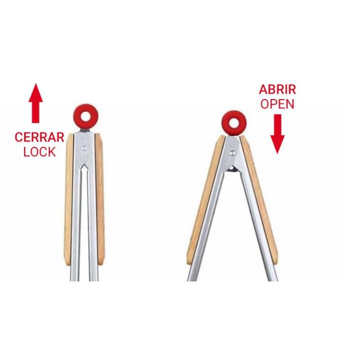Pinzas Barbacoa Wood 23Cm Algon Bbq (24 Unidades) 6