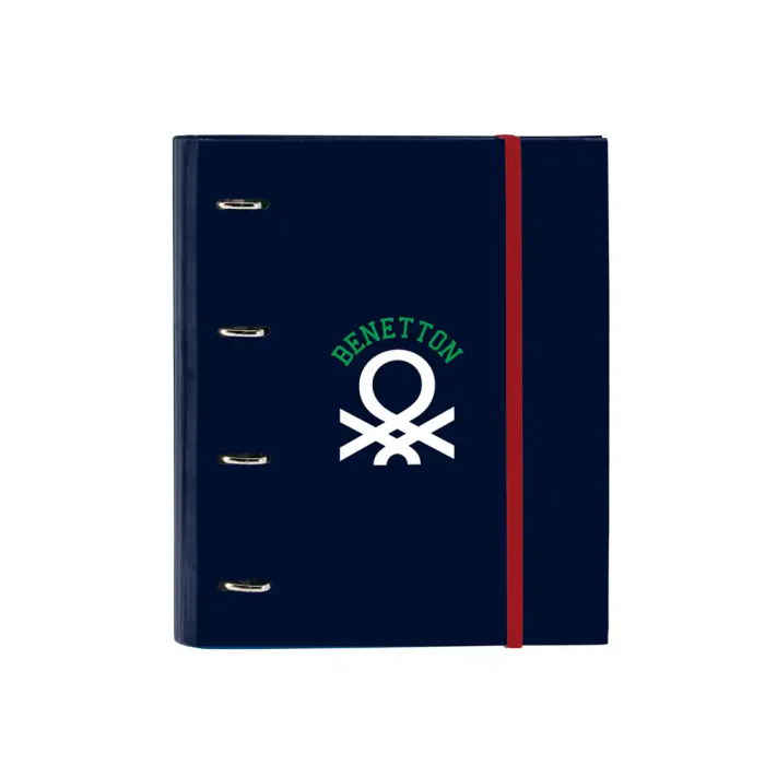 Safta Carpeta con Recambio DIN A4 4/35 mm con Goma y Separadores Benetton Together 0 Safta Carpeta con Recambio DIN A4 4/35 mm con Goma y Separadores Benetton Together 0
