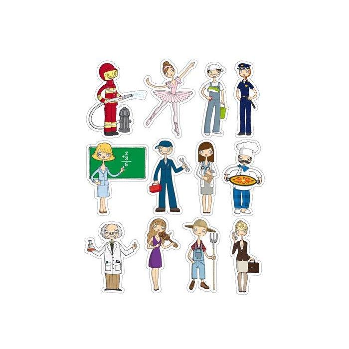 Gomets Apli Tematicos Bolsa 3H Removibles Profesiones 36 Uds. (11440) (Set de 5)