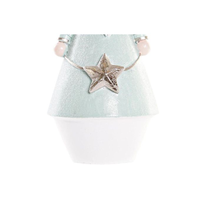 Figura Navidad Fantasia DKD Home Decor Verde Menta Blanco 8 x 16 x 8 cm 2 Figura Navidad Fantasia DKD Home Decor Verde Menta Blanco 8 x 16 x 8 cm 2