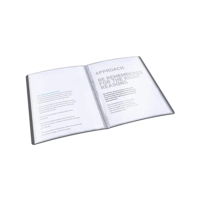 Carpeta Fundas (Tarifario) Esselte Pp Flexible A4 20 F. Negro 1 Carpeta Fundas (Tarifario) Esselte Pp Flexible A4 20 F. Negro 1